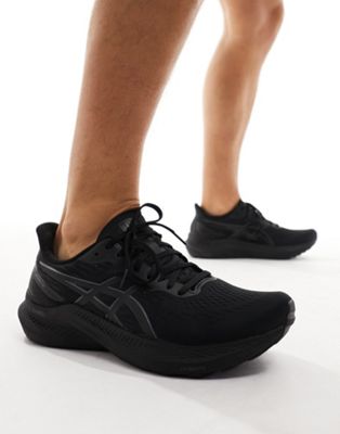 Asics GT-2000 12 stability running trainers in black - ASOS Price Checker