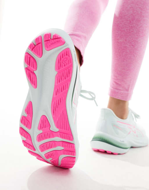Asics – GT-2000 12 Running Stability – Turkusowe buty sportowe z różowymi wstawkami, 3 z 5