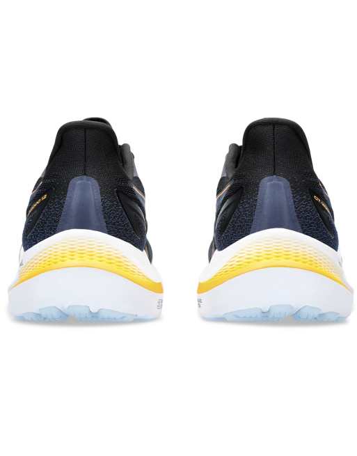 Asics GT-2000 12 stability running trainers in black navy and orange , 2 of 4