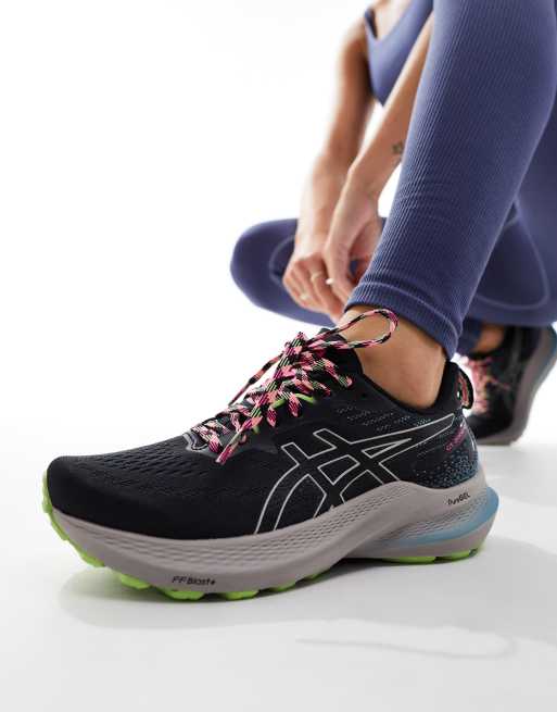 Asics – GT-2000 12 TR – Stabilitäts-Trail-Laufschuhe in Schwarz und Grau