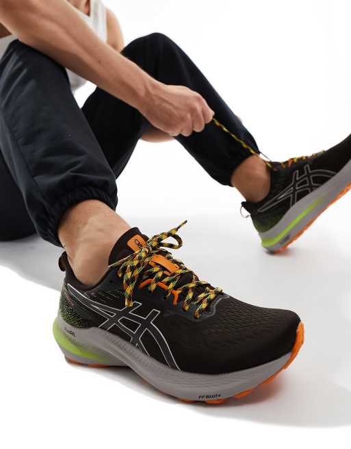 Asics GT-2000 12 TR stability trail running trainers in black and orange |  ASOS