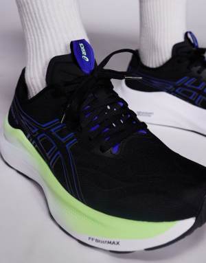 Asics GT-2000 14 running trainers in black and navy