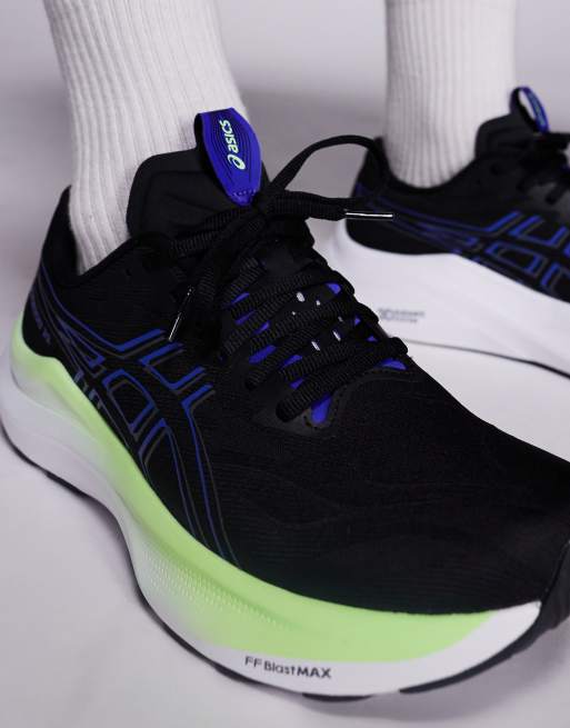 Asics GT-2000 14 running trainers in black and navy, 4 of 5