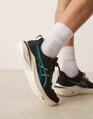 Asics - GT-2000 13 - Baskets de course - Noir/sarcelle