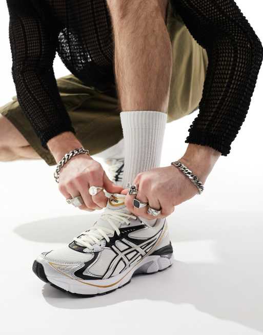 Asics - Gt-2160 - Sneakers crema e argento puro, 3 di 5