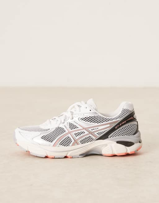 Asics GT-2160 sneakers in white and sun coral, 2 of 5