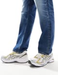 [Asics] Asics GT-2160 sneakers in white silver and yellow 43.5 WHITE