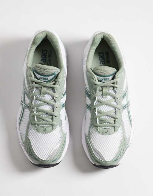 Asics GT-2160 sneakers in wit en asgroen, 2 van 5