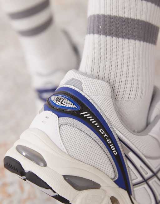 Asics - GT-2160 - Sportschoenen in wit en marineblauw, 3 van 5