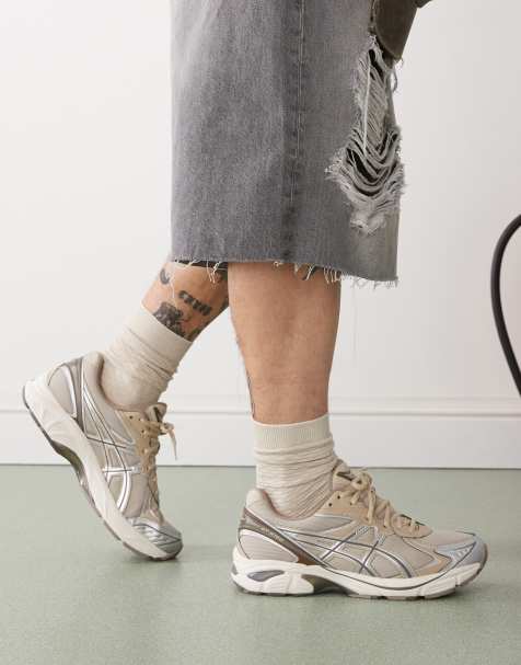 Asics GT-2160 trainers in feather grey and brown storm - view 1