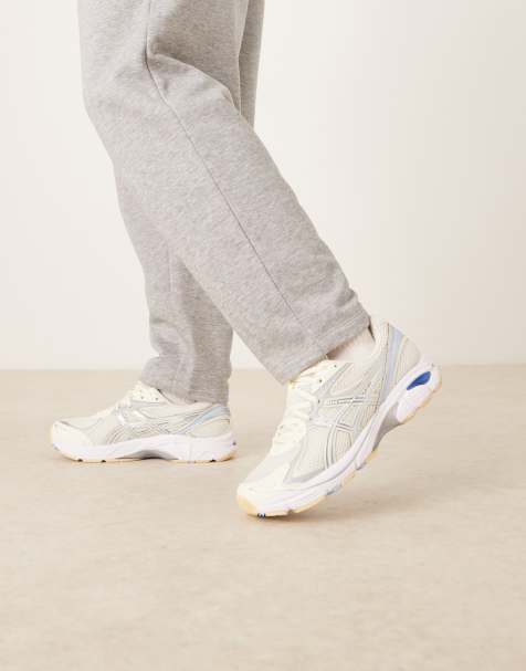 Asics Gt-2160 trainers in ivory and silver - view 1