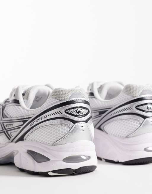 Asics GT 2160 trainers in white and black, 5 of 5