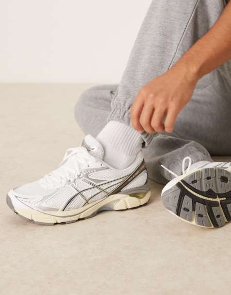 Asics GT-2160 trainers in white and soft yellow - view 1