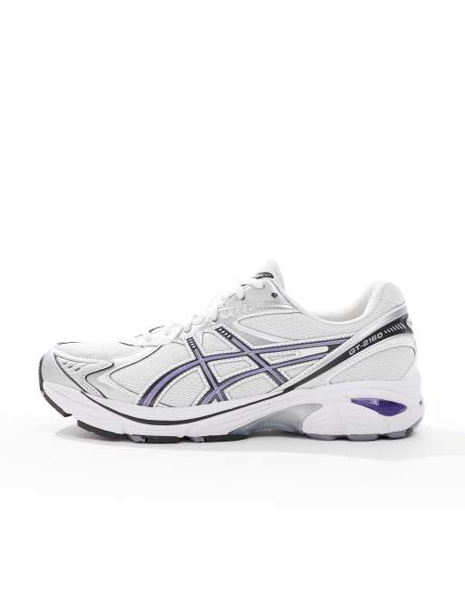 Asics Gt-2160 trainers in white silver and lavender, 2 of 5