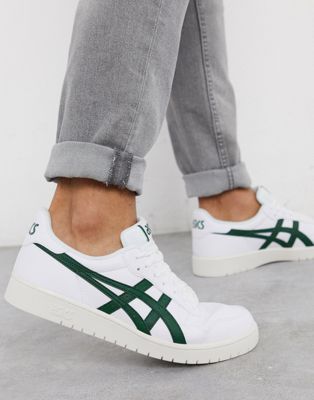 Asics Japan trainers in white & green | ASOS