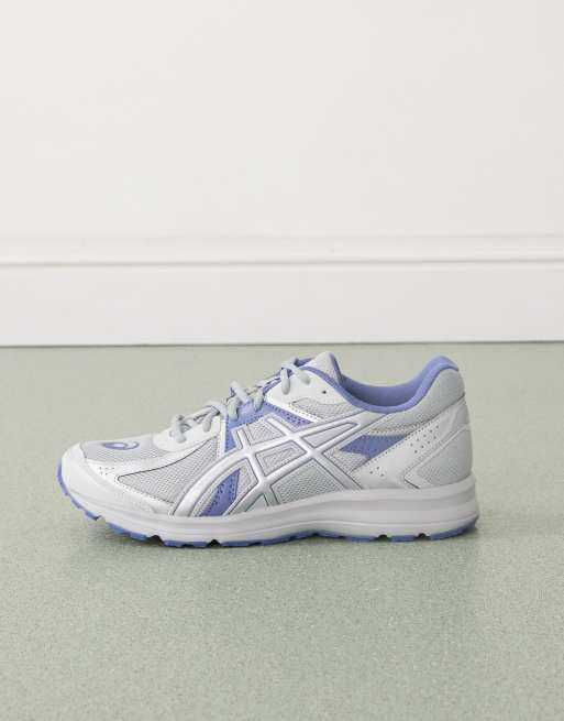 Asics Jog 100 s trainers in piedmont grey and pure silver | ASOS