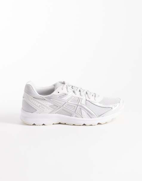 Asics - Jog 100S - Lysegrå og sølvfarvede sneakers - view 1