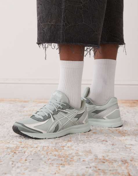 Asics Jog 100S sneakers in lichen rock and pure silver - view 1