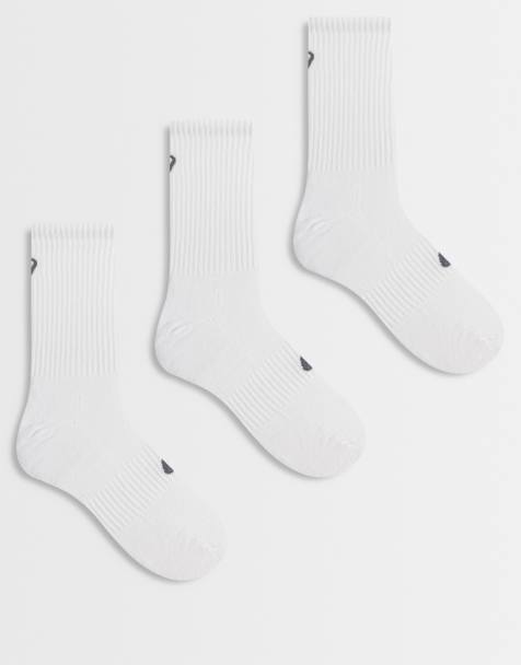 Asics - Lot de 3 paires de chaussettes - Blanc brillant - view 1