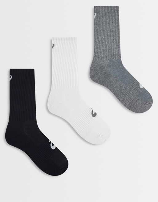 Asics - Lot de 3 paires de chaussettes de sport - Multicolore