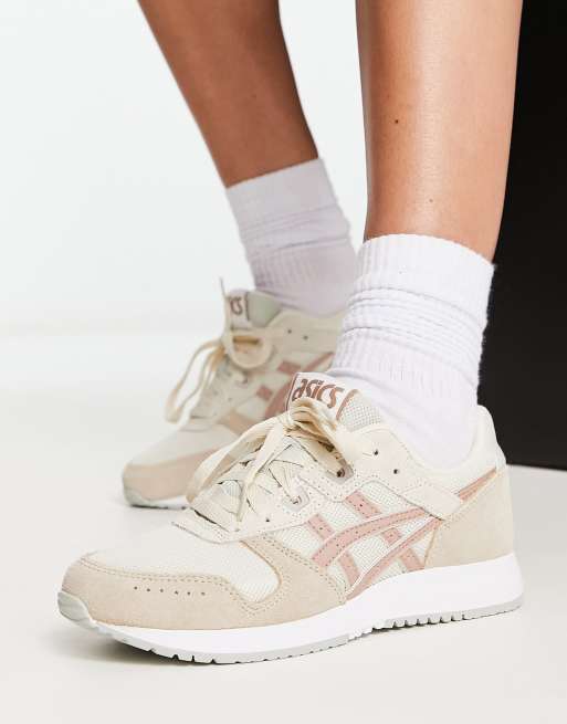 Asics – Lyte Classic – Buty sportowe w kolorze białym i różowym