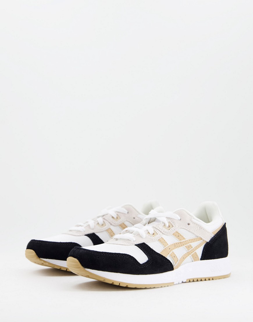 Asics Lyte Classic trainers in white and gold