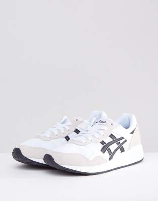 asics lyte trainers with suede detail