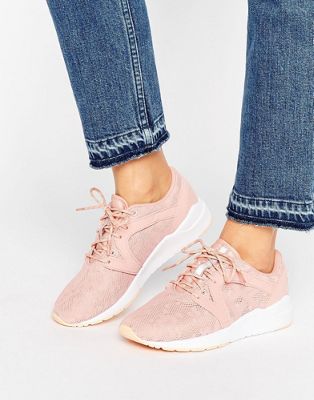 pink asics trainers