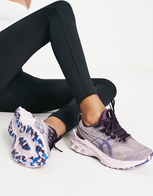 Asics Novablast 2 running trainers in deep plum ASOS