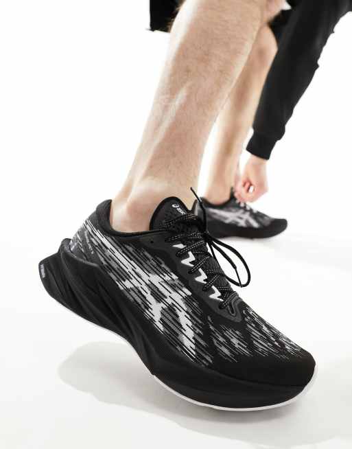 Asics Novablast 3 running trainers in black | ASOS