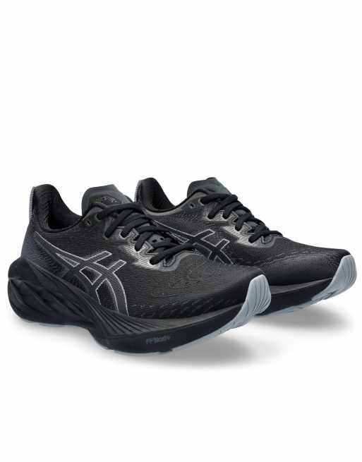 Asics – Novablast 4 – Buty do biegania w kolorze czarnym i grafitowo-szarym, 3 z 4