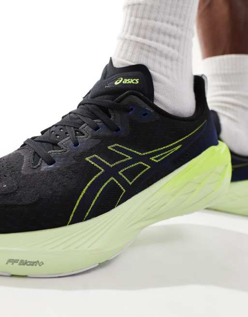 Asics negras y amarillas online