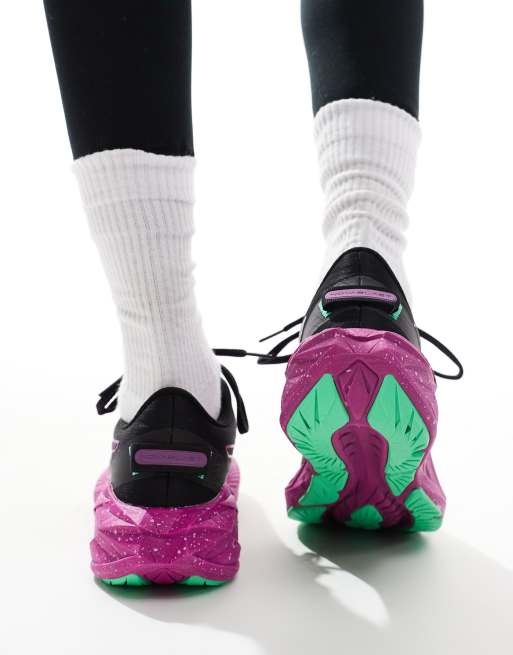 Asics - Novablast 4 Lite-Show Neutral - Sorte og pink løbe-sneakers, 3 af 5