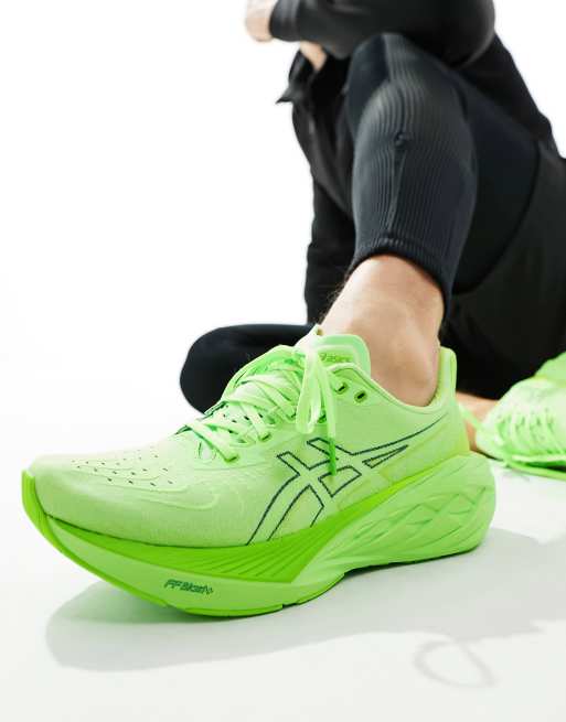 asics – NOVABLAST 4 Illuminate Green/Lime Burst