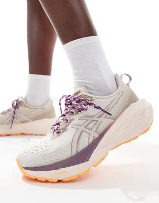 Asics - Novablast 4 TR - Neutrale Trailrunning-Sneaker in Beige und Rosa