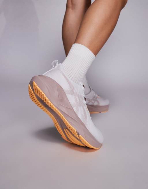 Asics - Novablast 5 - Baskets de course - Blanc et vieux rose, 3 de 5