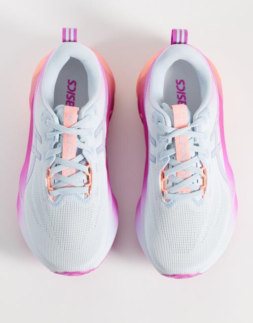 Asics – Novablast 5 Sunny Sizzle – Niebiesko-różowe buty sportowe do biegania, 2 z 5