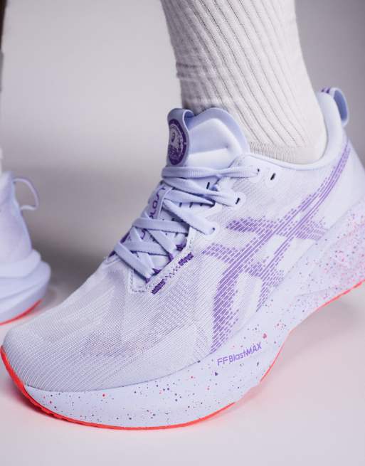 Asics Novablast Tokyo running trainers in blue fade and edo