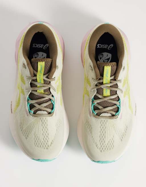 Asics - Novablast 5 TR løbesneakers i lysegrøn multifarve, 2 af 5