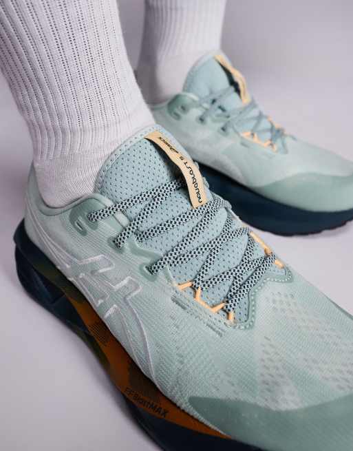 Asics Novablast 5 Tr running trainers in stone, 5 of 5