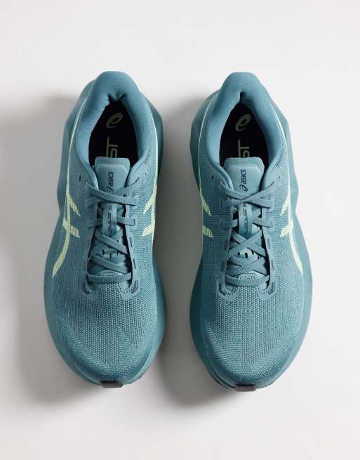 Asics Novablast 6 baskets de running bleu sarcelle et bleu, 2 de 5