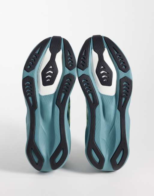 ASICS Novablast 6 löparskor i teal och blått, 5 av 5