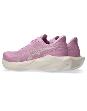 Asics Novablast 6 running trainers in hazy lilac and rose