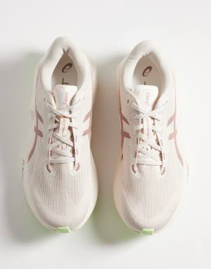 Asics Novablast 6 running trainers in rose and yellow