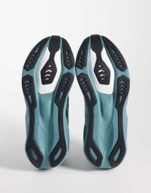 Asics Novablast 6 running trainers in teal and blue