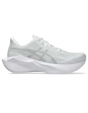 Asics Novablast 6 running trainers in triple white