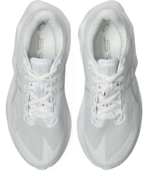 Asics Novablast 6 running trainers in triple white, 4 of 4