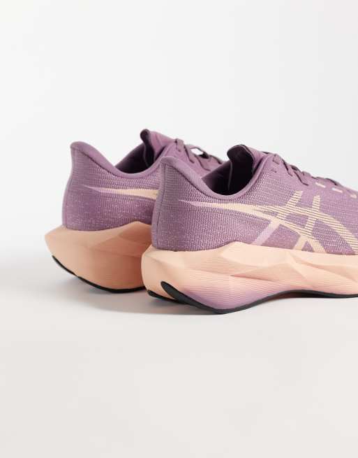 Asics Novablast 6 sneakers da corsa in malva polveroso e corallo, 5 di 5