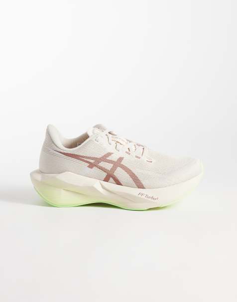 Asics Novablast 6 zapatillas de running en rosa y amarillo - view 1