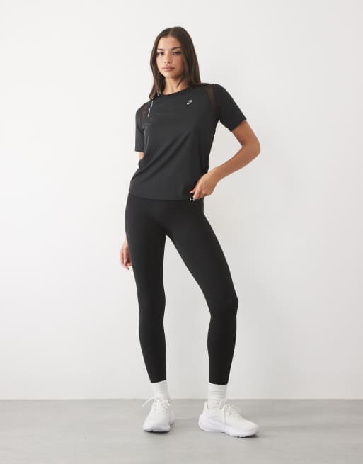 Asics performance t-shirt in black, 2 of 4